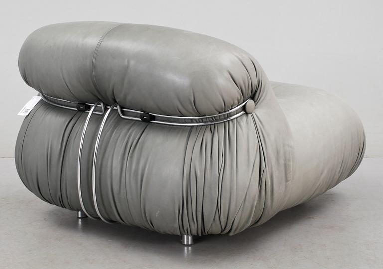 FÅTÖLJ, Afra & Tobia Scarpa, Cassina, "Soriana", formgiven 1970.