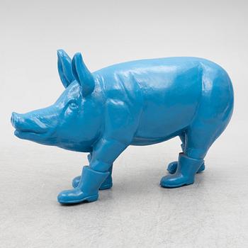 William Sweetlove, "Cloned blue father pig".