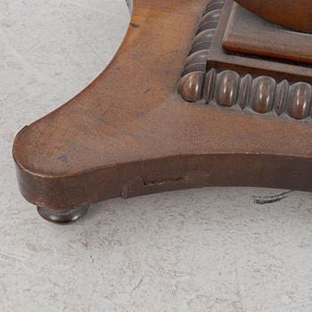 An Empire mahogany sewing table, First part of the 19th Century.