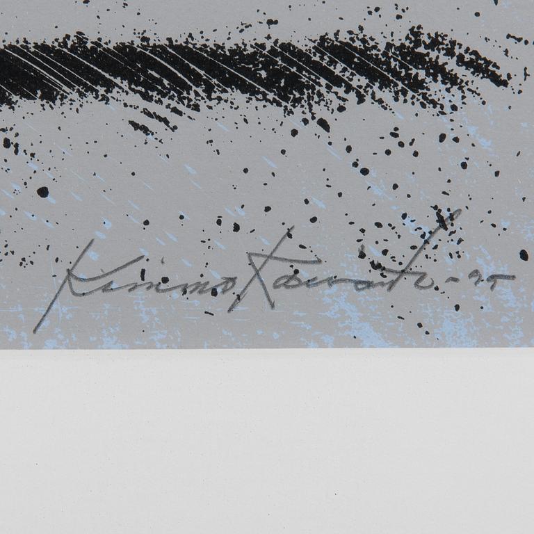 KIMMO KAIVANTO, serigrafia, signeerattu ja päivätty -95, numeroitu 1/150.