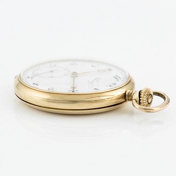Viking, pocket watch, 14K gold, 50 mm.