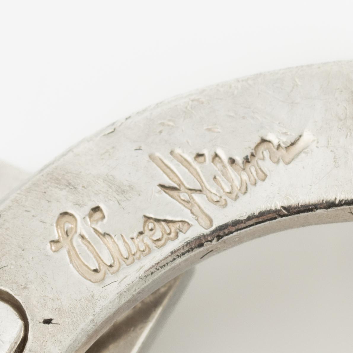 Wiwen Nilsson, a pair of cufflinks, sterling silver, Lund 1962.