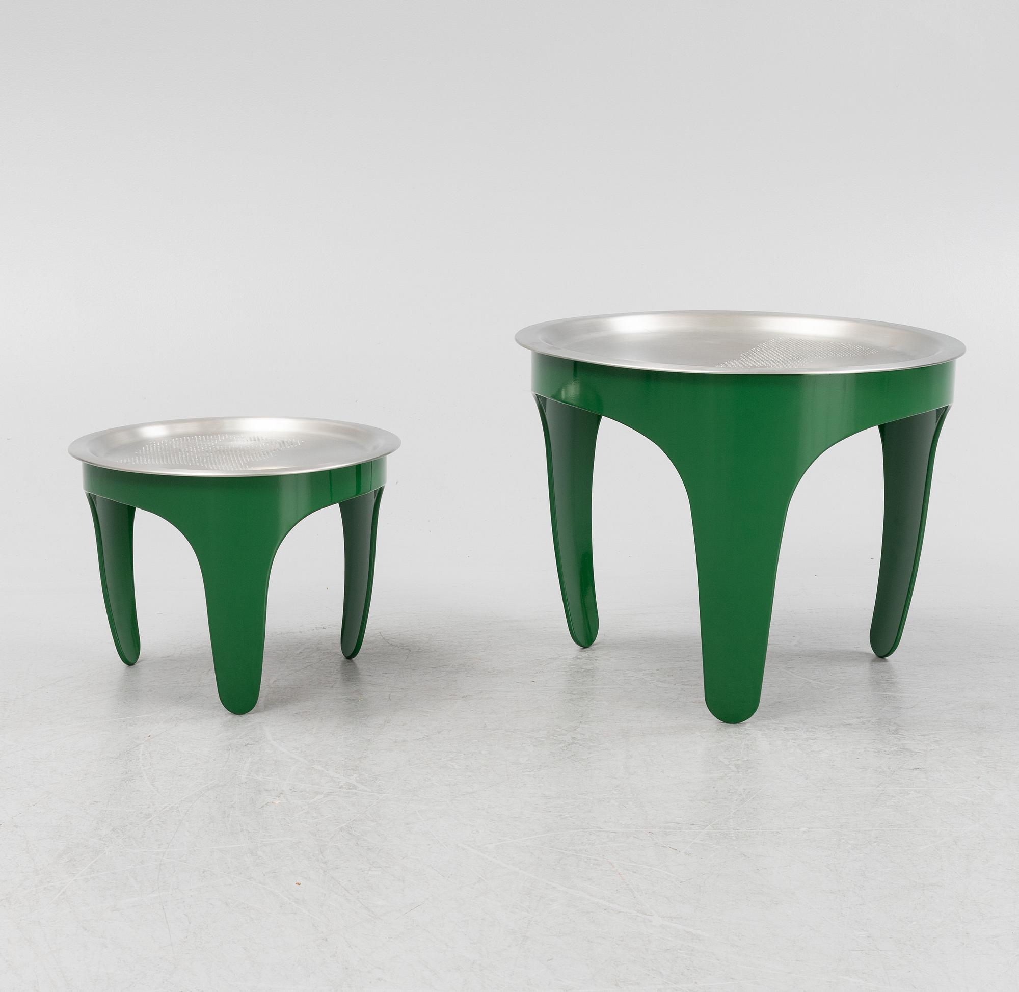 Margot Barolo & Märta Friman, two traytables, Limited edition. Firma Svenskt Tenn, 2005.