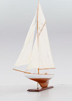 MODELLBÅT, segelbåt, 1900-talets andra hälft.