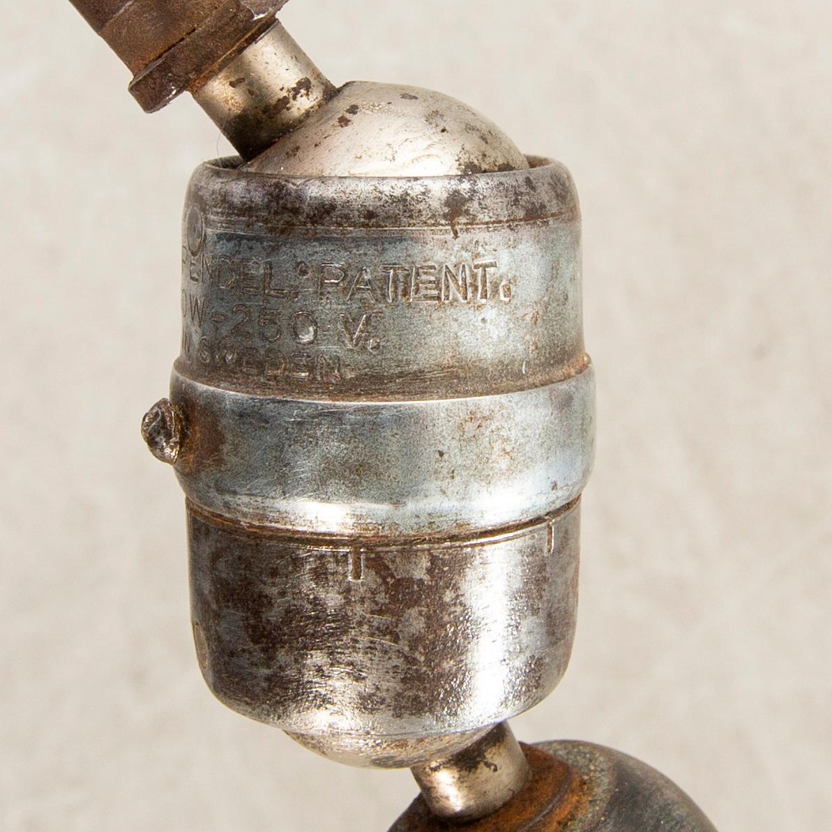 An mid 20th century "Triplex" lamp by Joan Petter Johansson.