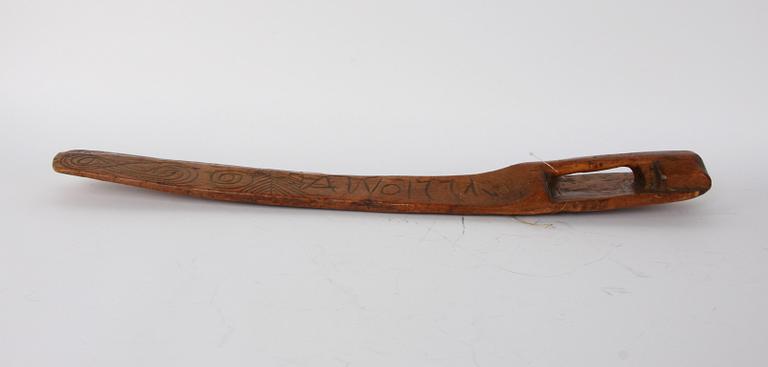 KLAPPTRÄ, dat 1771.