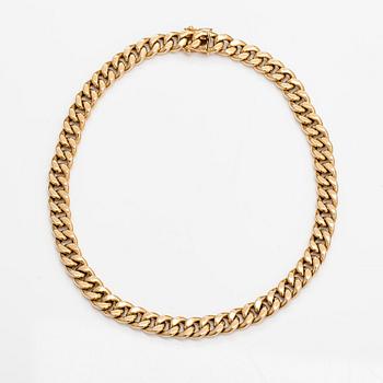 A 14K gold necklace. Kari Rosti, Helsinki 2000.