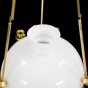 FOTOGENLAMPA/TAKLAMPA, mässing, jugend, tidigt 1900-tal.