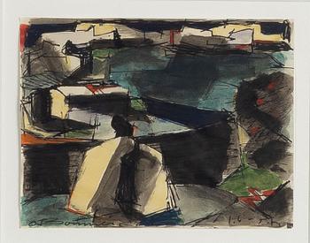 Olle Bonniér, "Woman on the Way to the City" (Cadaques).