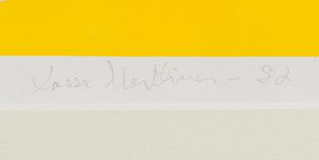 LASSE MARTTINEN, serigrafi, signerad och daterad -82.