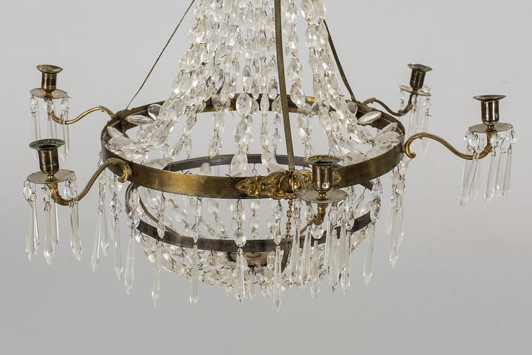 A CHANDELIER, first half of 20th century.