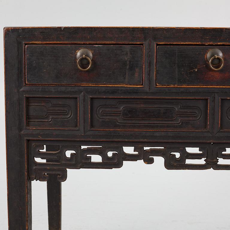 A hardwood sideboard, China, early 20th century.