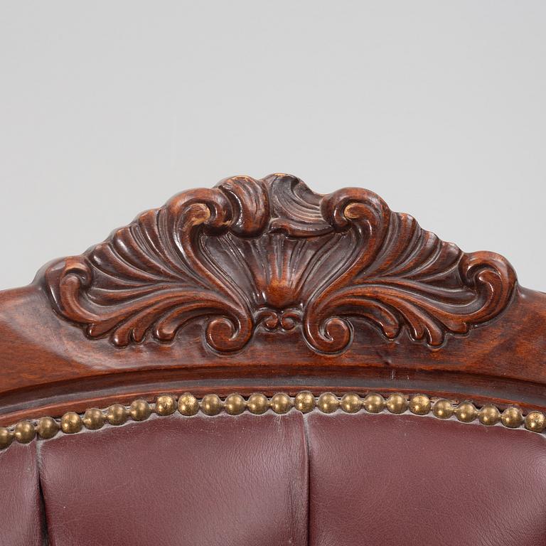 A Rococo style armchair, second half of the 20th century.
