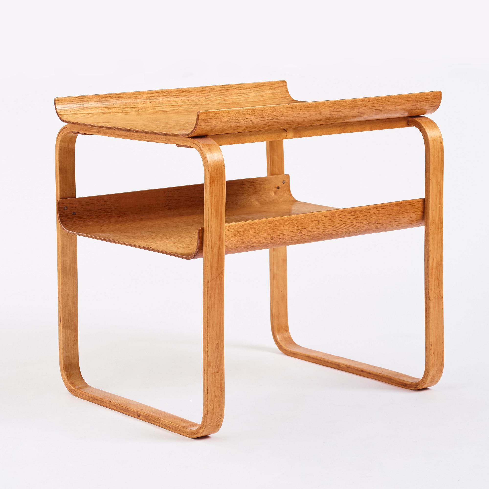 Alvar Aalto, a 'model 75' side table, Swedish Artek, Aalto Design Hedemora, Sweden 1946-56.