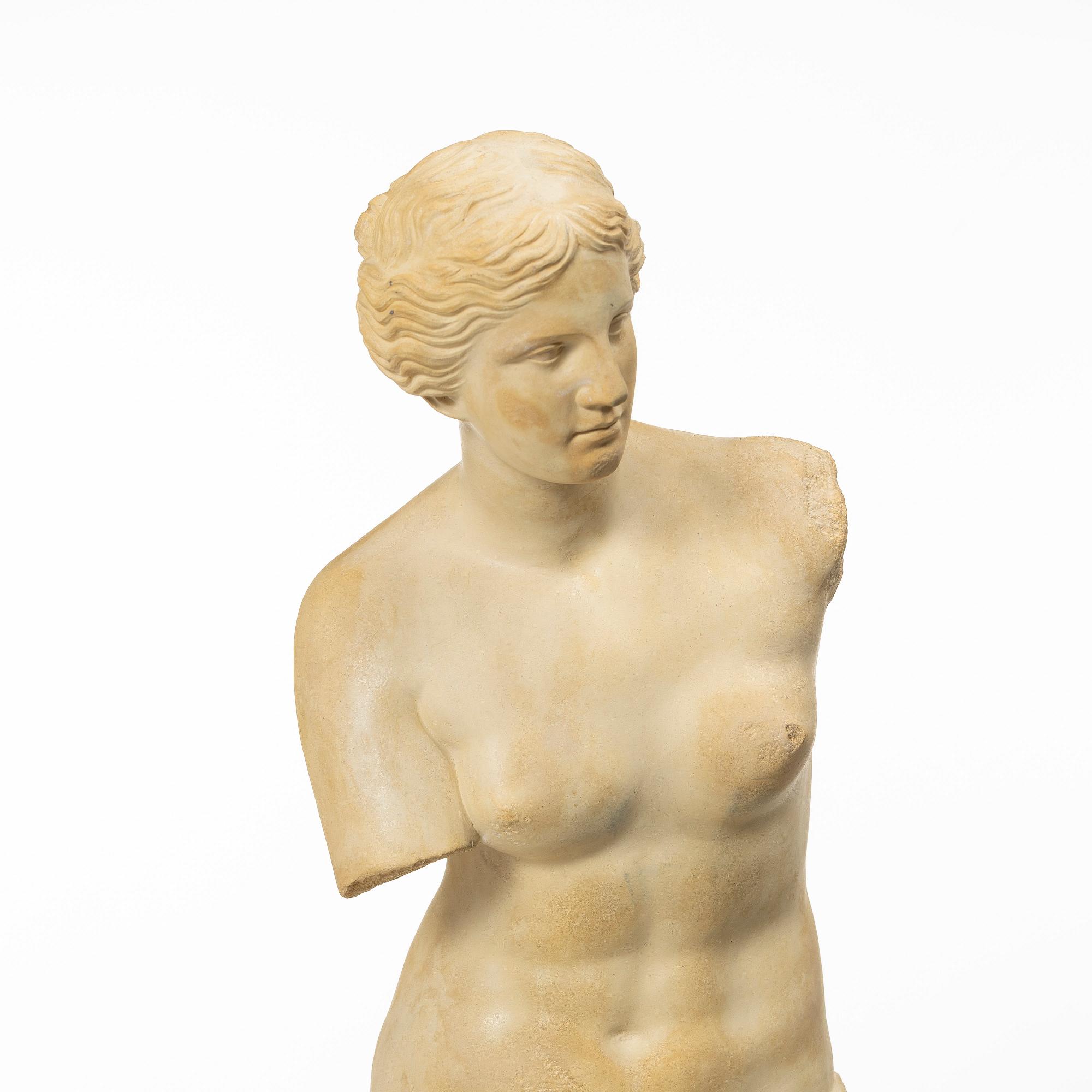 A sculpture, "Venus of Melos", Upsala-Ekeby, circa 1900.