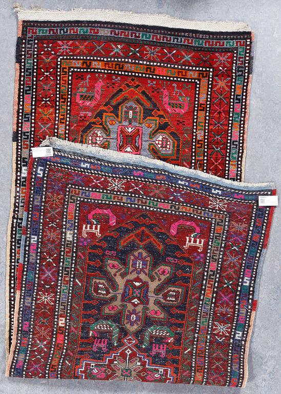 MATTA, semiantik/old, Kazak, Kelly, ca 260 x 110cm.