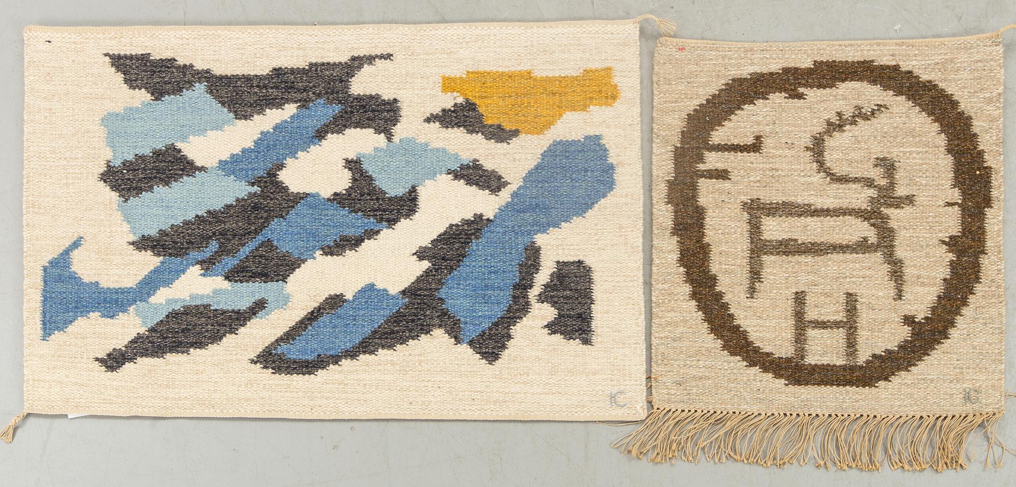 INGEMAR CALLENBERG, signed textiles.
