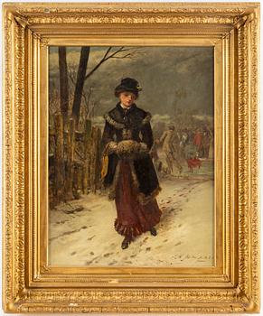 GEORGE CLARK STANTON, oil on canvas, signed.