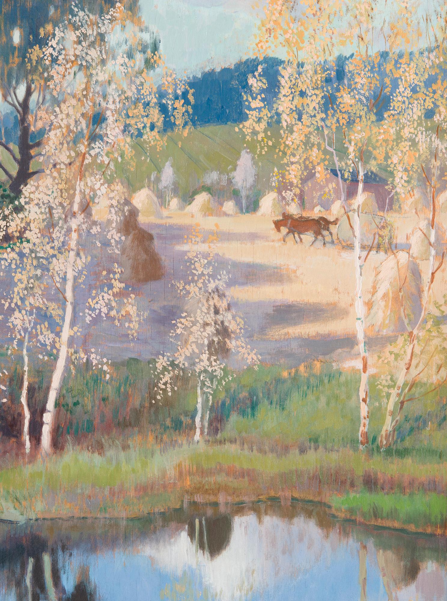 Väinö Blomstedt, Gård vid Vattendrag.