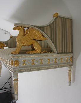 BANKETTSOFFA, sengustaviansk 1700/1800-tal.