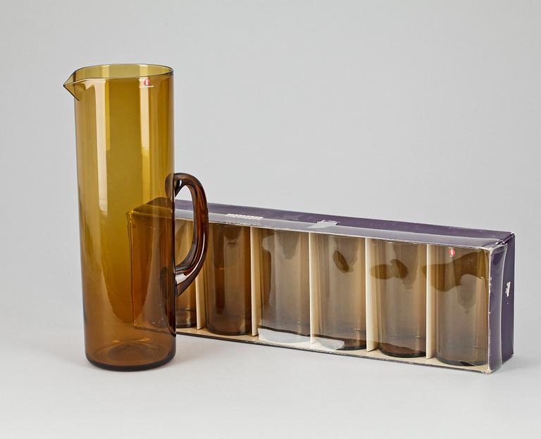 SERVIS, glas, 7 delar, Timo Sarpaneva, Iittala, 1970-tal.