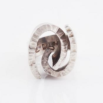 ring sterlingsilver, Stockholm 1975.