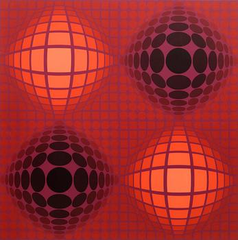 Victor Vasarely, Optisk komposition.