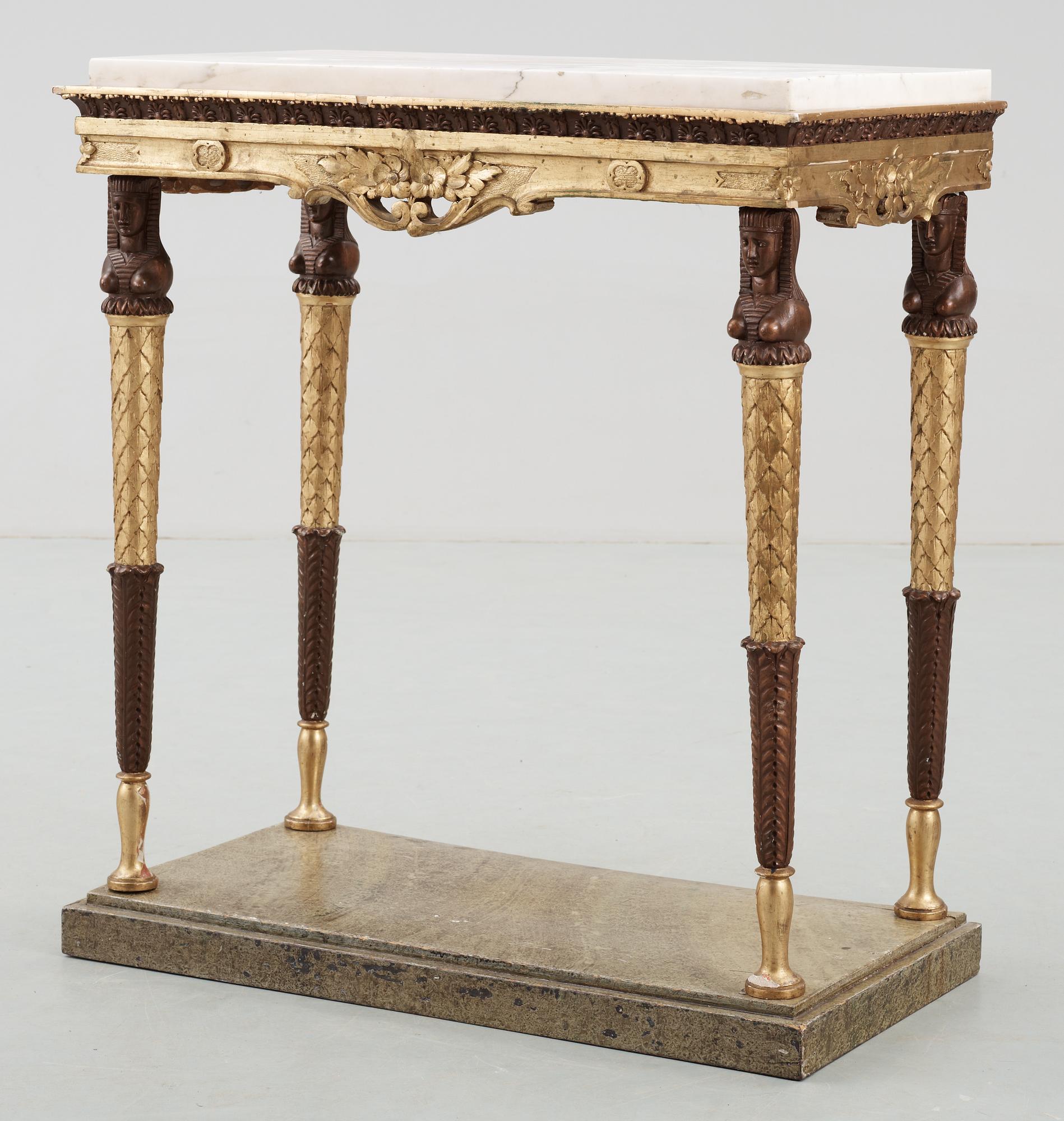 KONSOLBORD. Sengustavianskt, omkring år 1800.