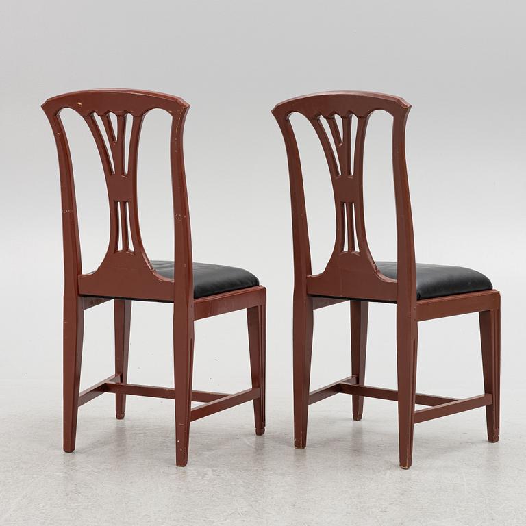 IKEA, eight 'Fresta' chairs, from IKEA's 18th-Century series, 1990's.