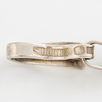 Sven-Erik Högberg, arm bracelet and collar, silver.