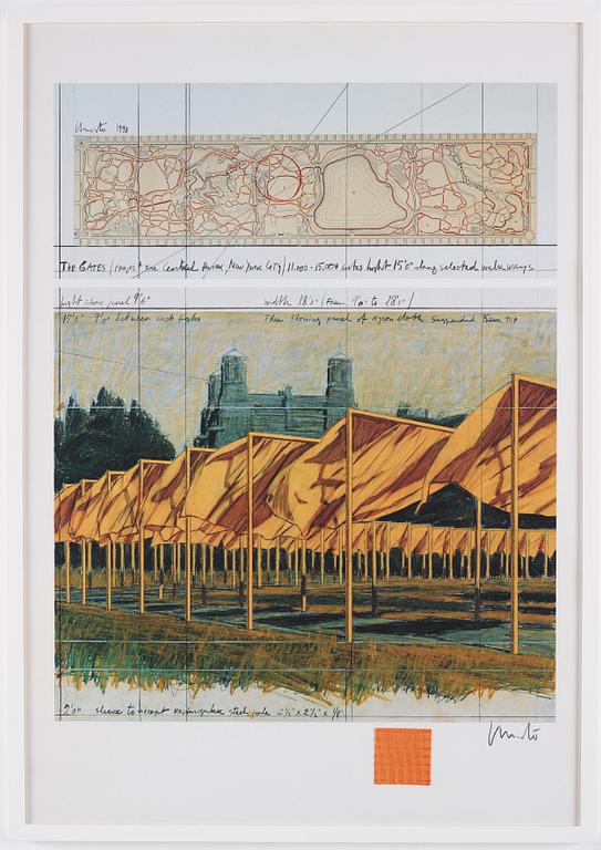 Christo & Jeanne-Claude, "The Gates, (Project for Central Park, New York)".