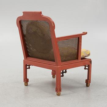 A Swedish Grace sofa, armchair and coffee table, Herbert Anderssons Möbelverkstäder, 1920's.