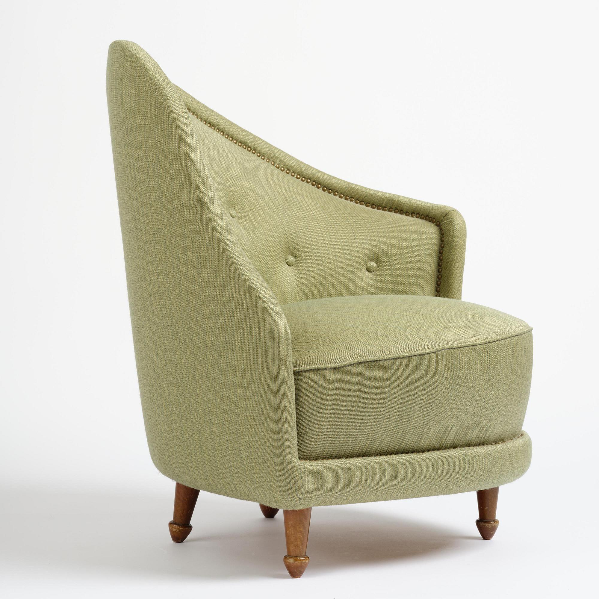 Carl Cederholm, a Swedish Modern armchair, Stil & Form, Stockholm, 1940s-50s.