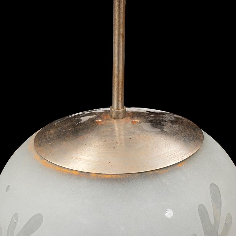A Swedish Modern ceiling light, 1940's.