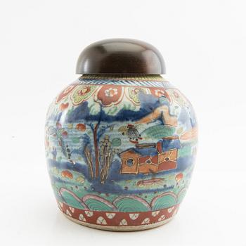 Bojan, porslin, sen Qing, Kina 1800-tal.