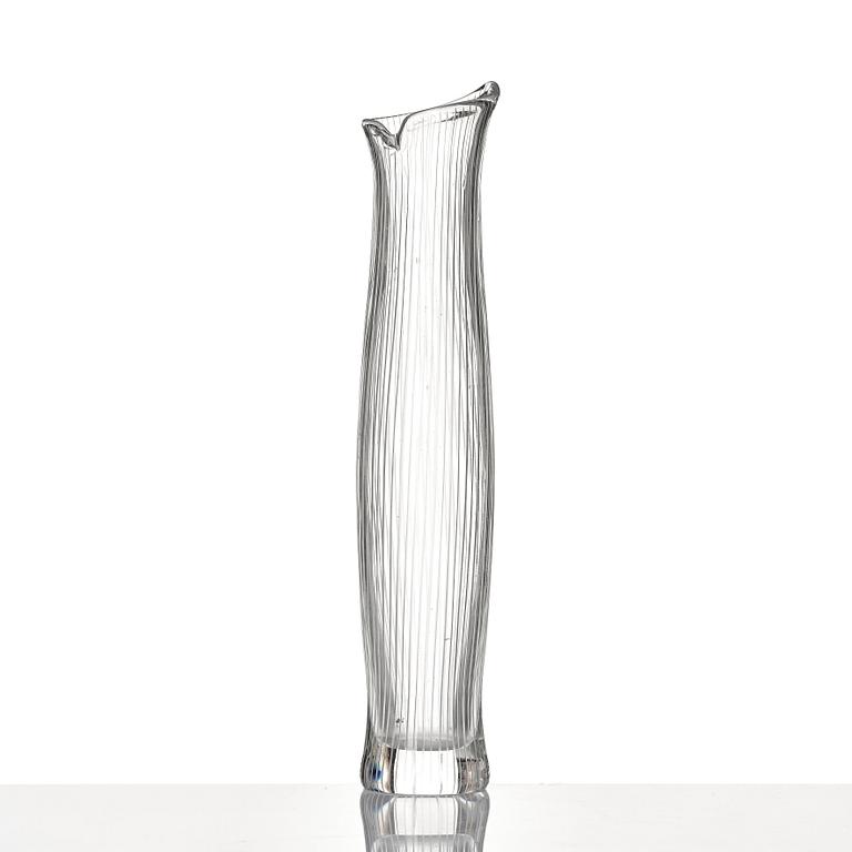 Tapio Wirkkala, a 'Tuonelas flod' glass vase, Iittala, Finland, model 3522.