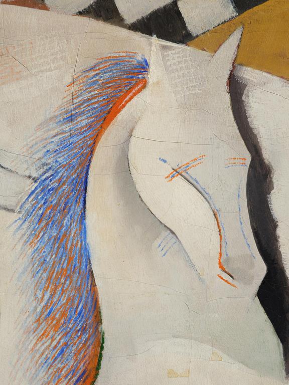 Béla Kádár, Ballerina on a white horse.