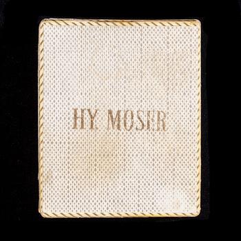 FICKUR, 14K guld, Moser, keden metall. 1960-tal.