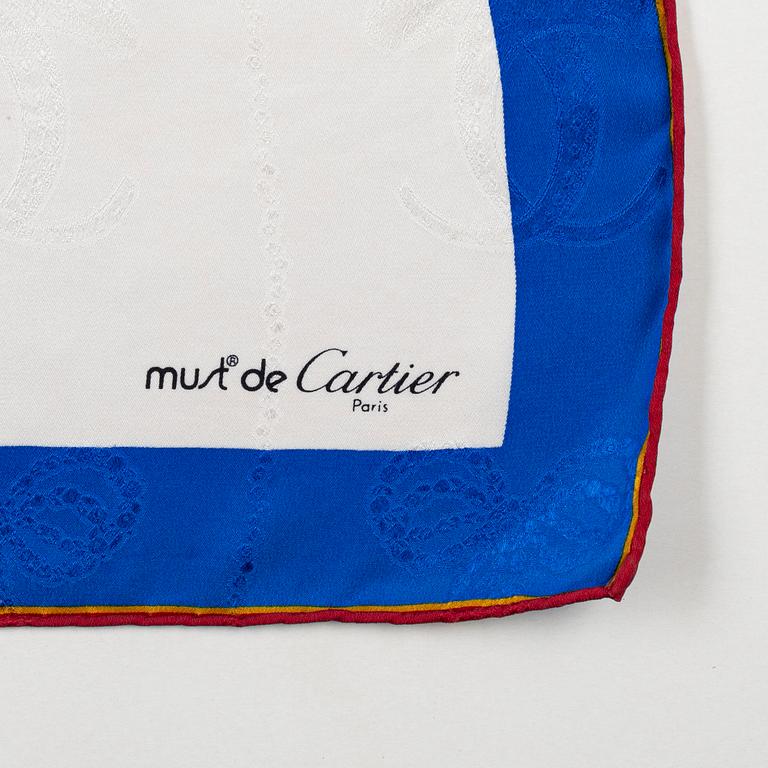Cartier, scarf.
