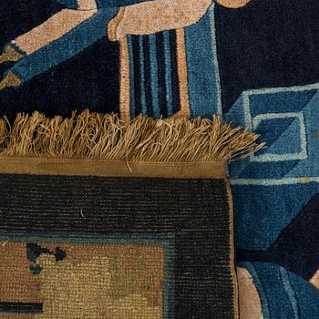 An old China carpet ca 159 x 249 cm.