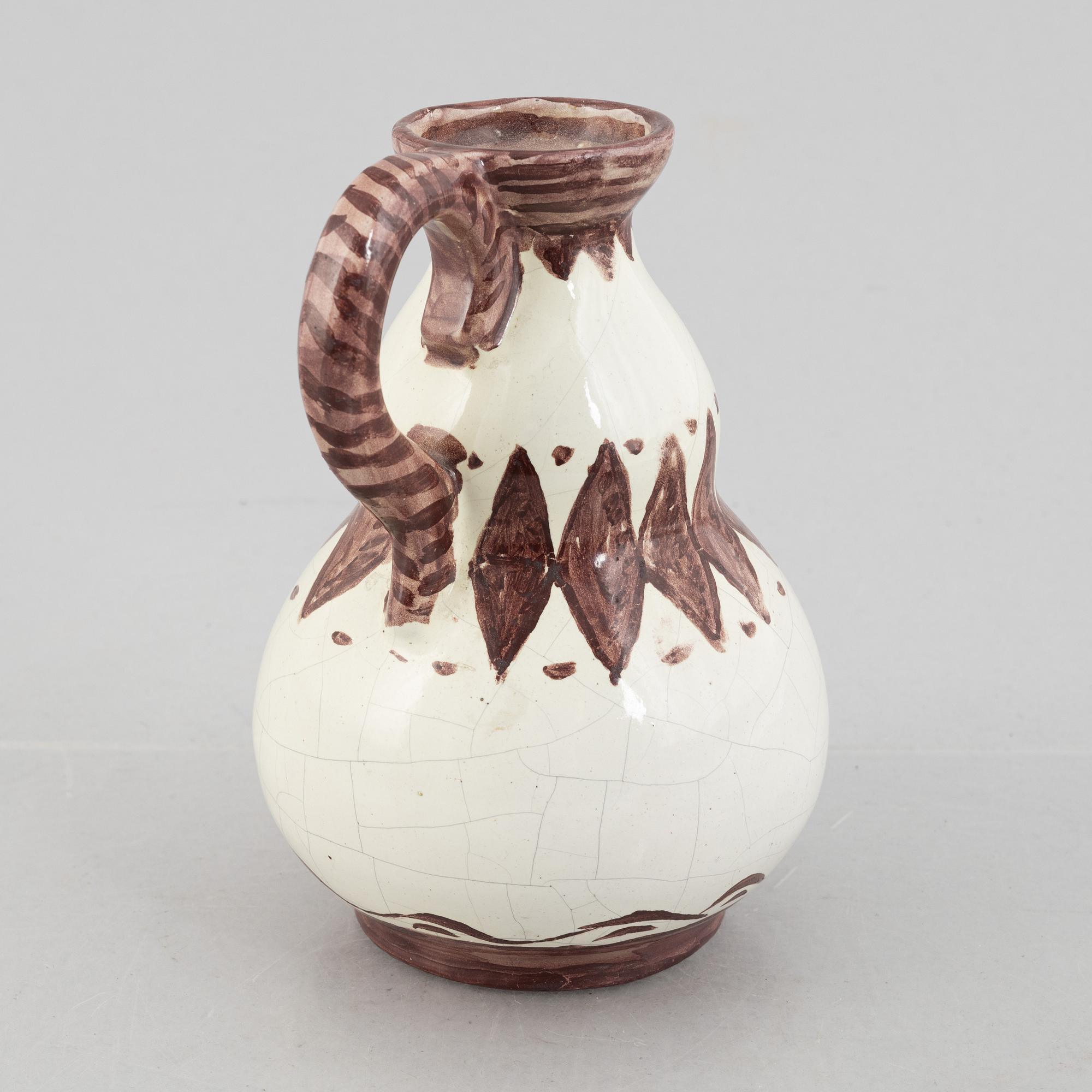 Carl Malmsten, an earthenware vase, firsta half of the 20th Century / mid 20th Century.