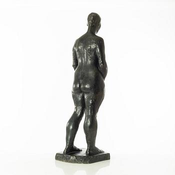 Gudmar Olovson, skulptur. Signerad. Numrerad. Gjutarstämpel. Brons, höjd 76 cm, längd 23 cm.