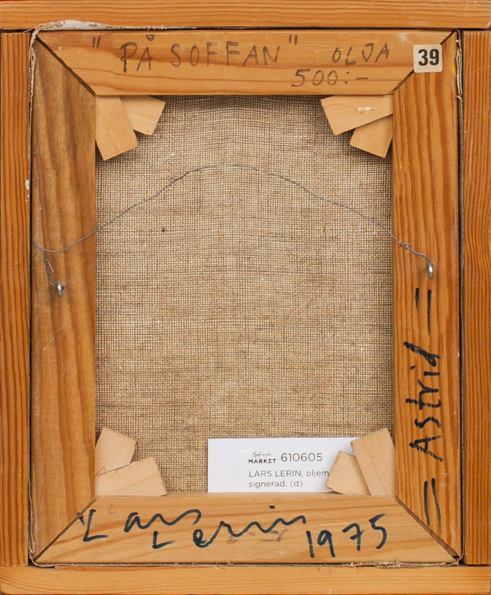 LARS LERIN, oljemålning, signerad.