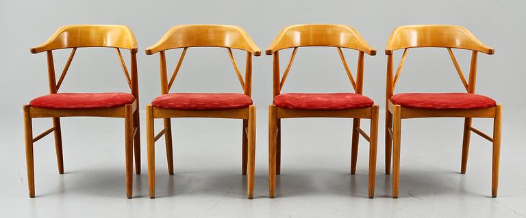 STOLAR, 4 st, för Ferdinand Lundqvist, Gemla, omkring 1900-talets mitt.