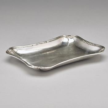 A Swedish 18th century silver dish, mark of  Jonas Thomasson Ronander, Stockholm 1753.