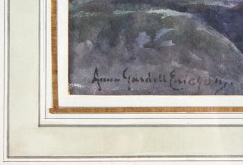 ANNA GARDELL-ERICSON, akvarell, sign.