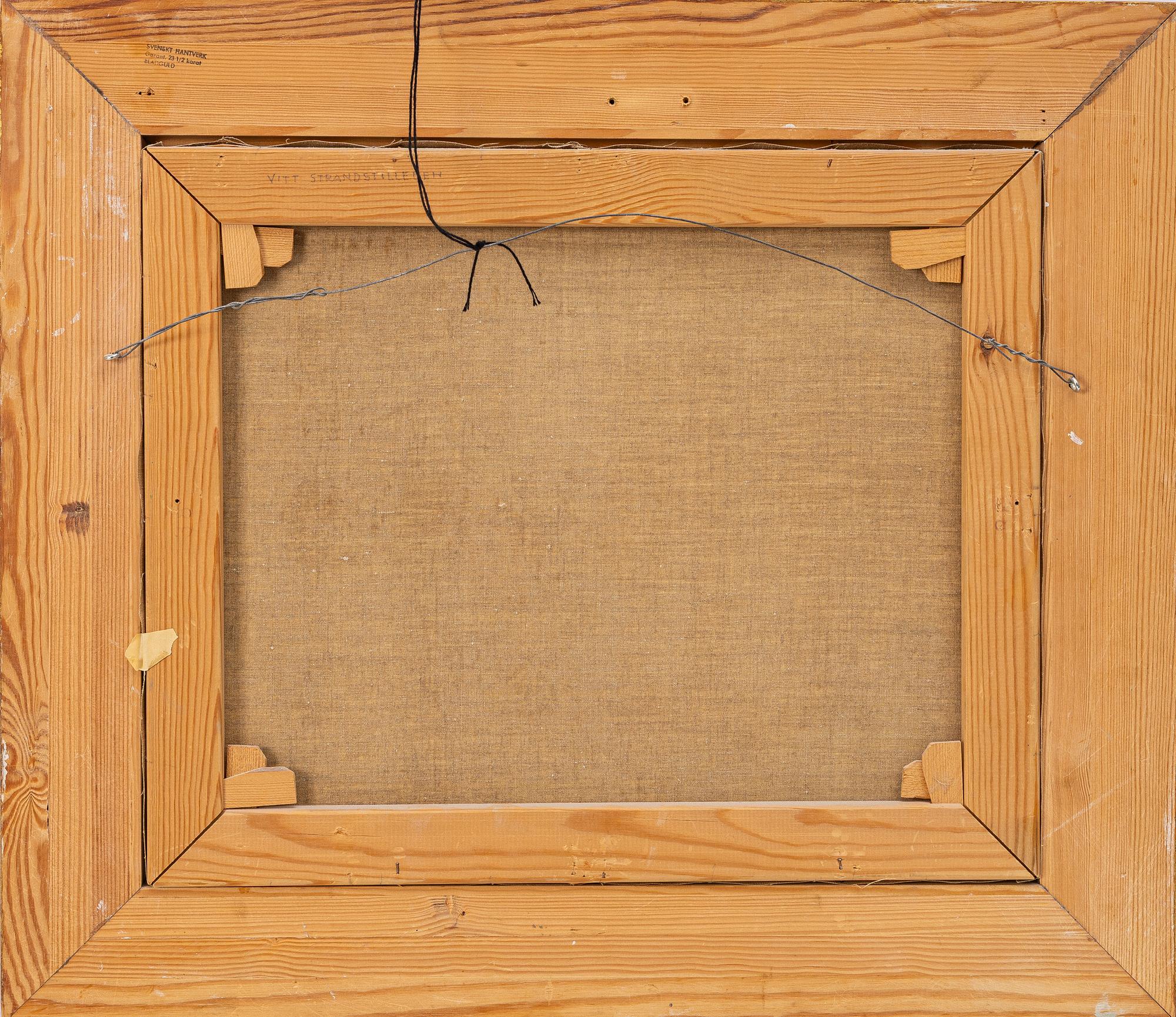 Axel Olson, "Vitt strandstilleben".