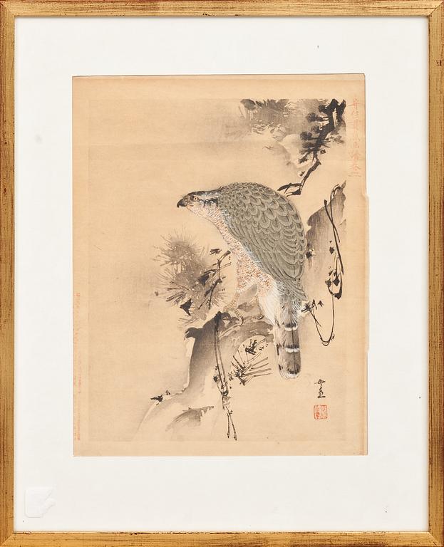 OKÄND KONSTNÄR, träsnitt, Japan,  1900-tal.