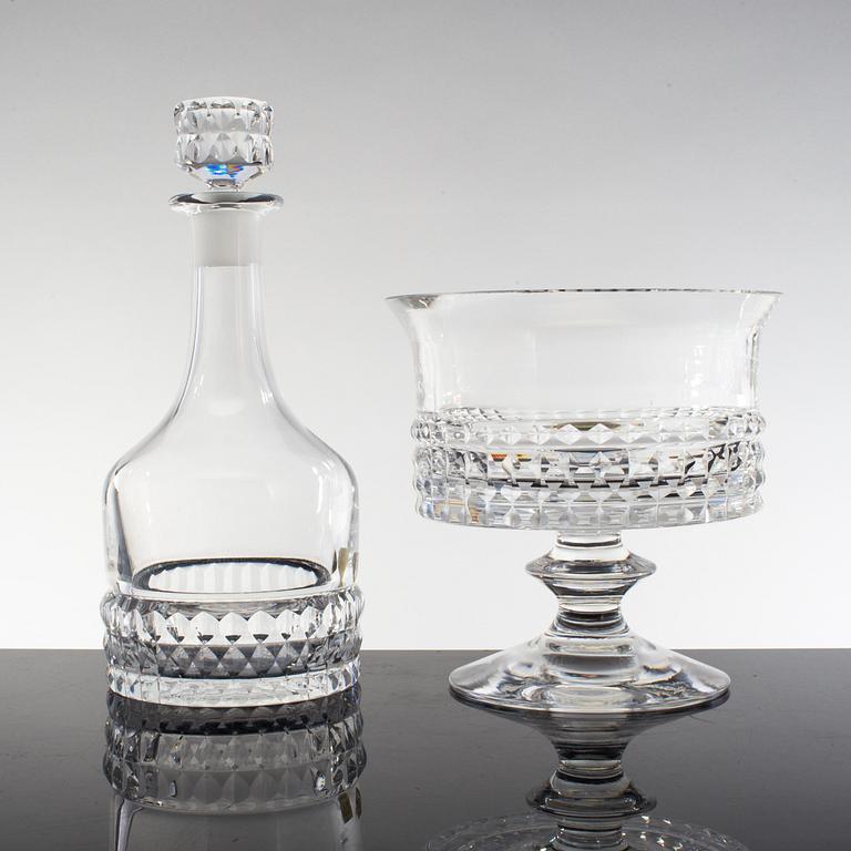 A 61 piece "Silvia" glass service by Ingeborg Lundin for Orrefors.