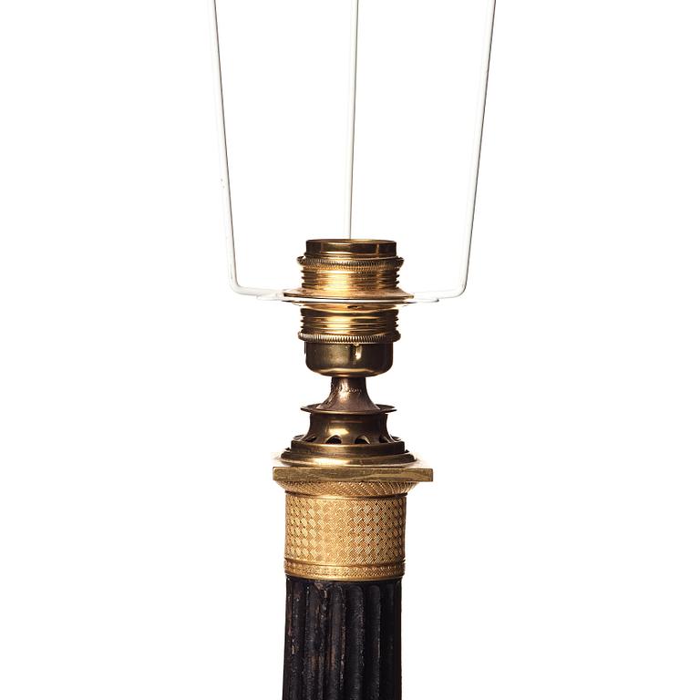 A French late Empire 19th Century table lamp.